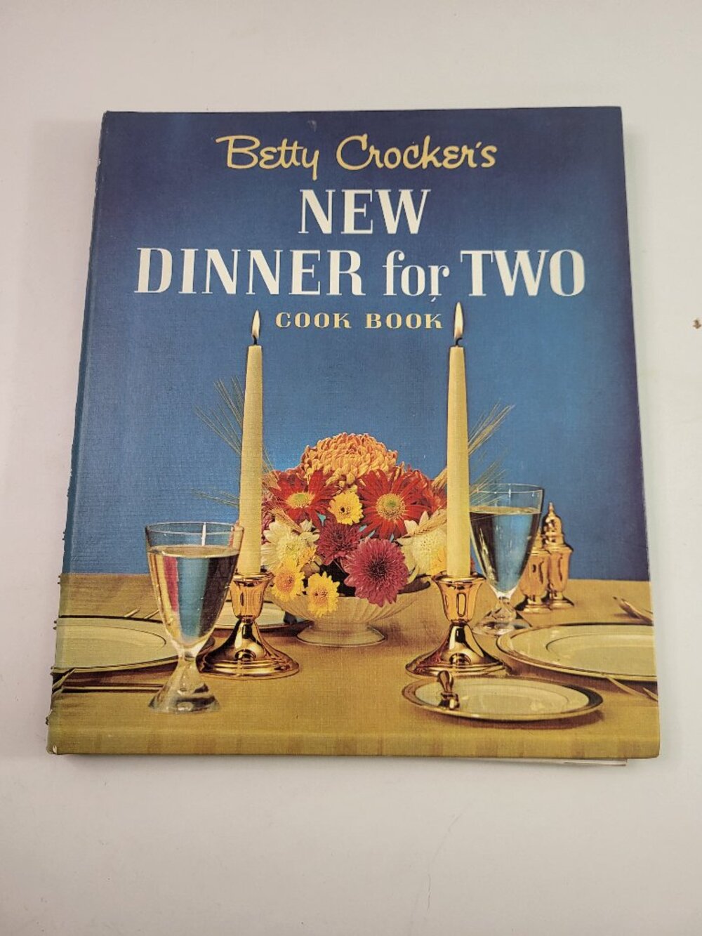 Betty Crocker's New Dinner for Two Cookbook Vintage 1964 Spiral Bound Golden
